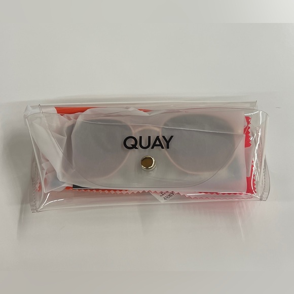 QUAY Australia - BIG TIME SUNGLASSES -ROSE/PNK - Picture 9 of 10